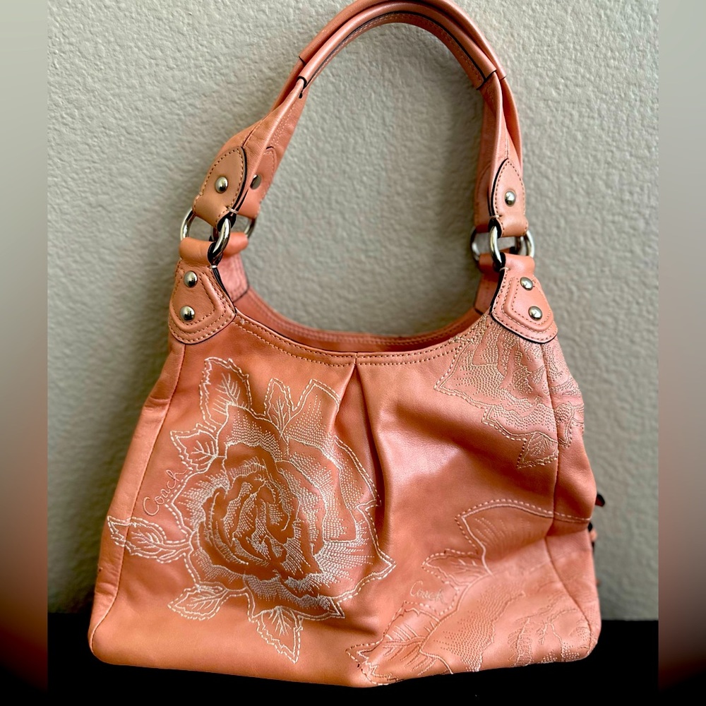 RARE! Coach Madison Flower Maggie 15026